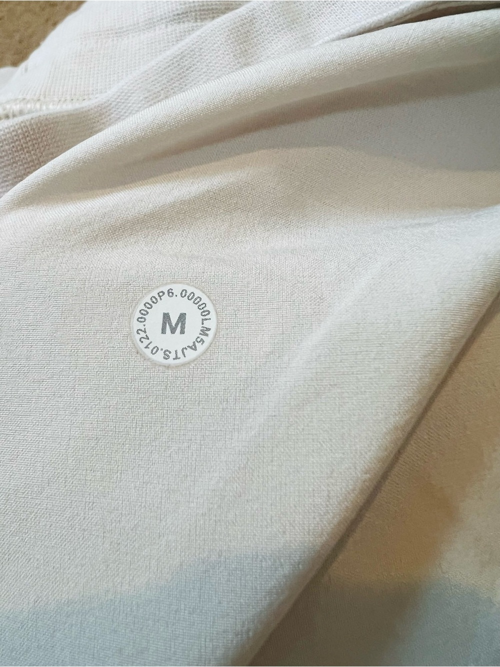 Lululemon City Sweat Joggers Men’s Medium Cream Oatmeal French Terry LM5AJTS - Picture 7 of 7